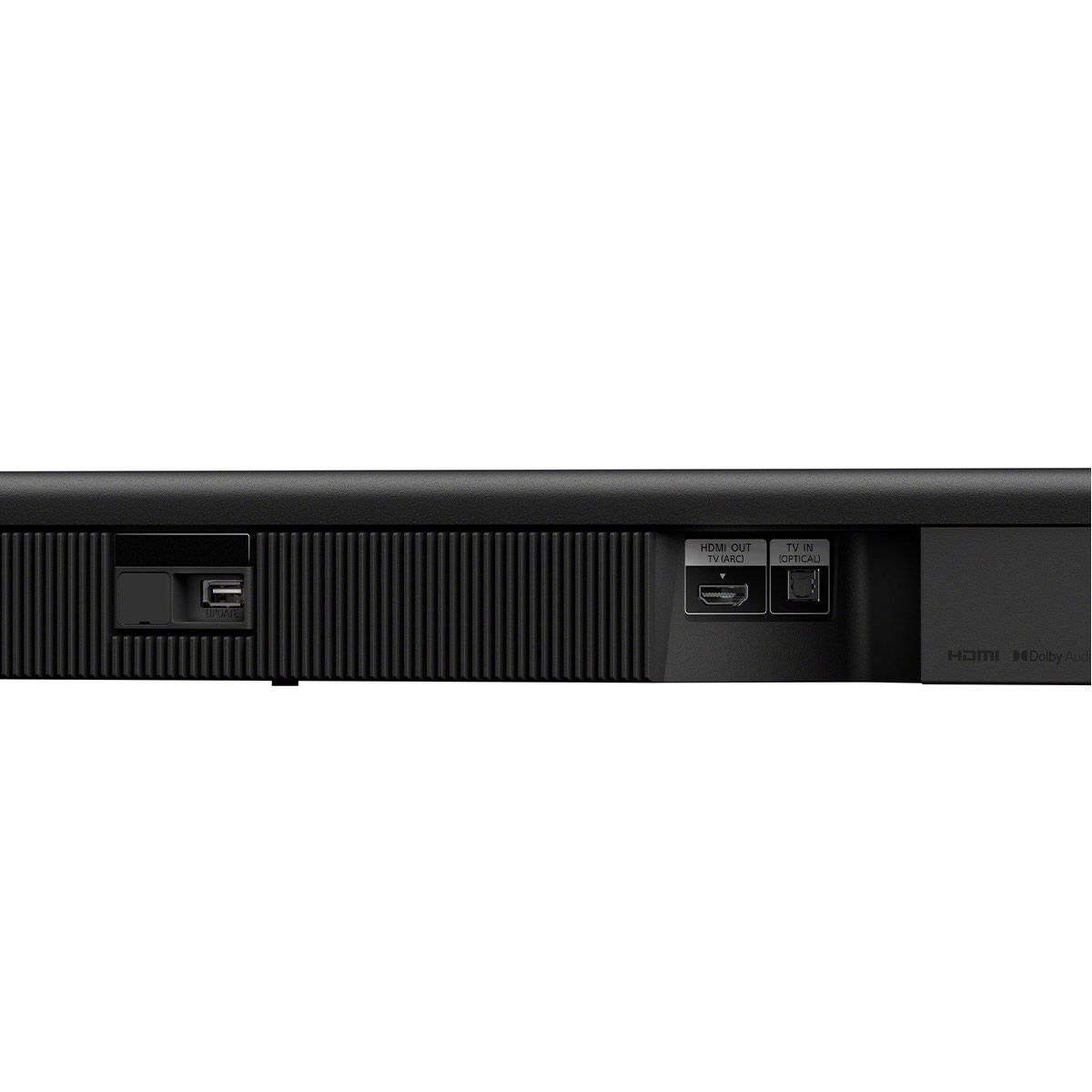 Sony HTS400 2.1ch Soundbar w/ Wireless Subwoofer - rear view of soundbar and connections
