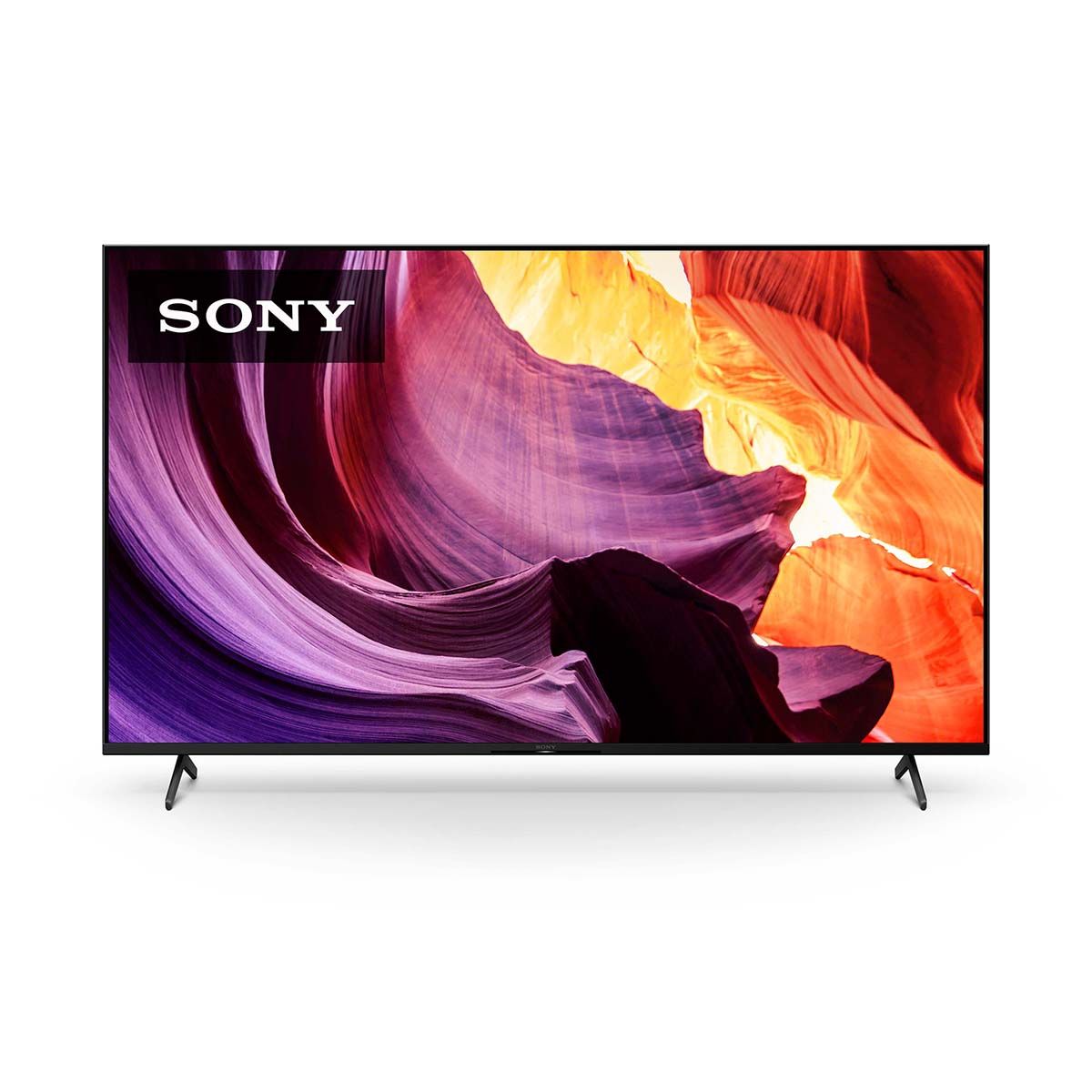 Sony X80K 4K LED Television, front view