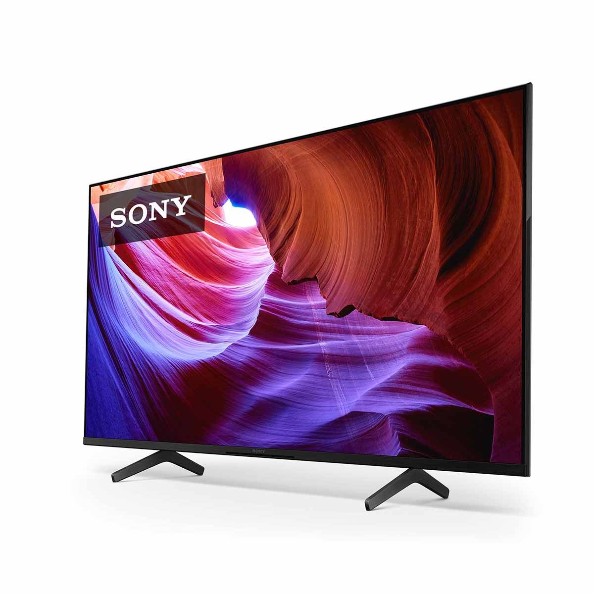 Sony X85K 4K HDR LED TV with Google TV (2022) angled front right view