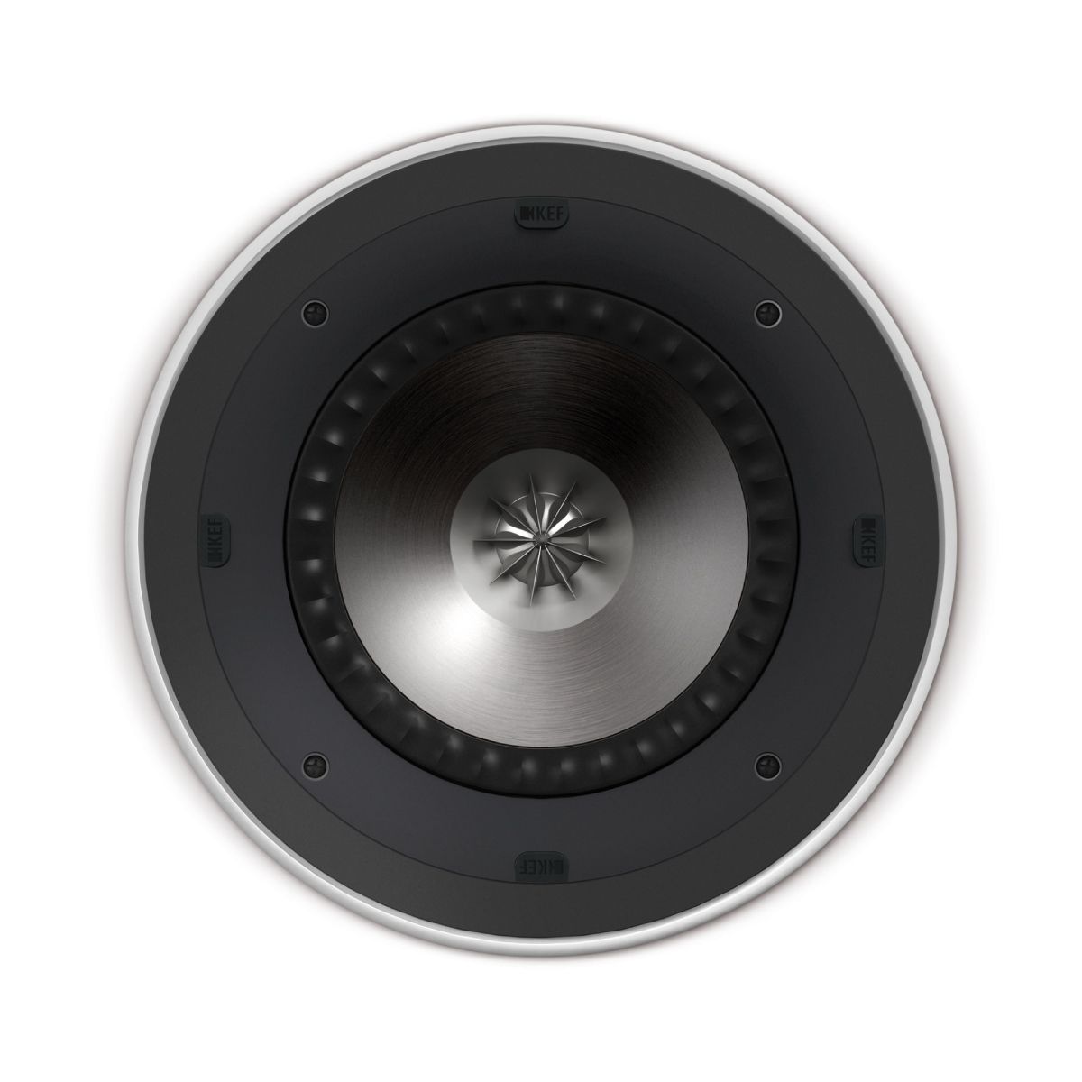 KEF Ci200RR-THX Extreme In-Ceiling THX Ultra2 Speaker - White - Each - front view