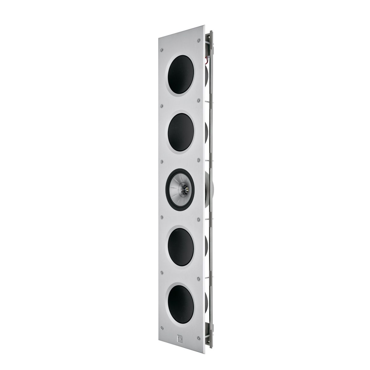 KEF Ci5160RL-THX Extreme In-Wall THX Ultra2 Speaker - Silver - Each - angled front view