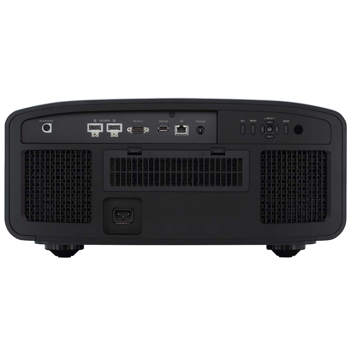 JVC DLA-NP5 4K Home Theater Projector, rear panel view