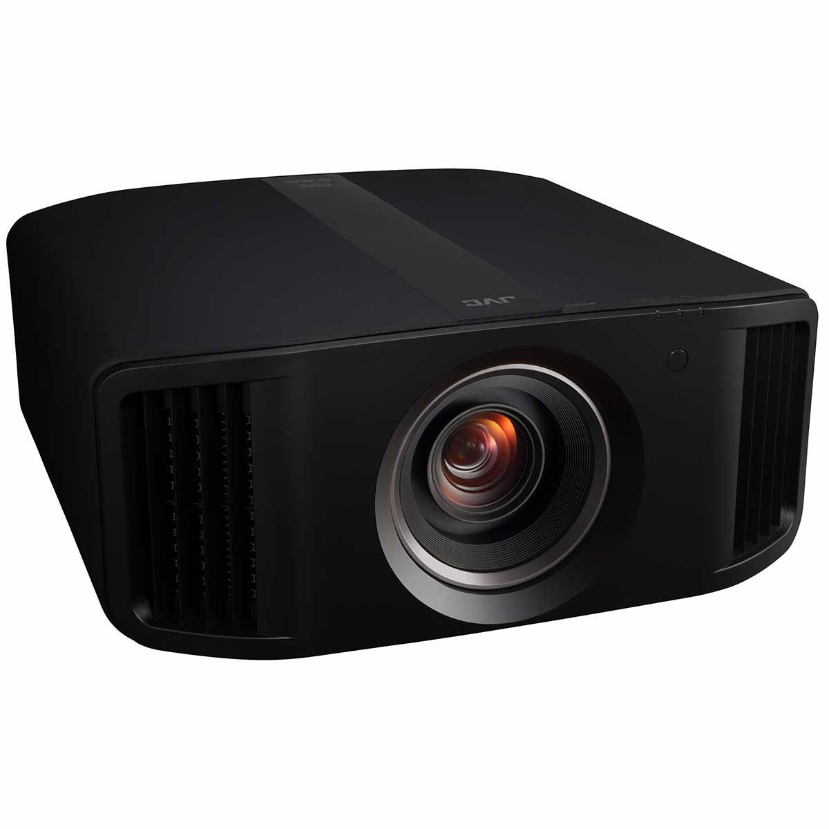 JVC DLA-NX7 8K Laser Projector, Black, front right angle
