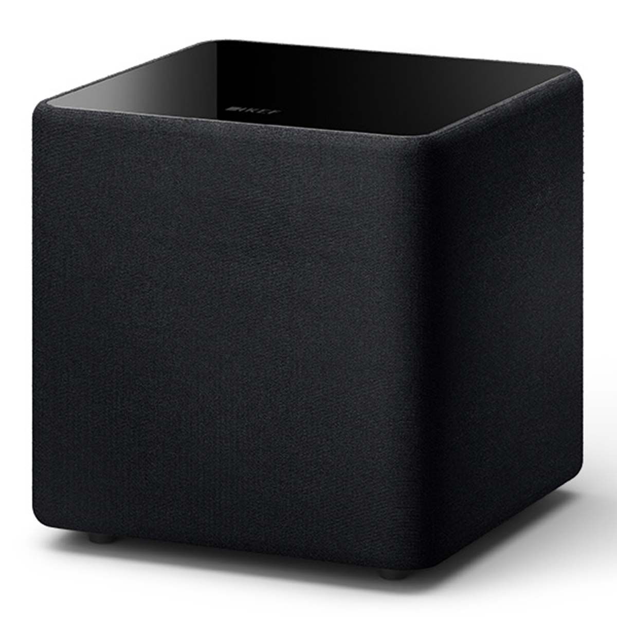 KEF Kube 8 MIE Subwoofer - Black angled front view