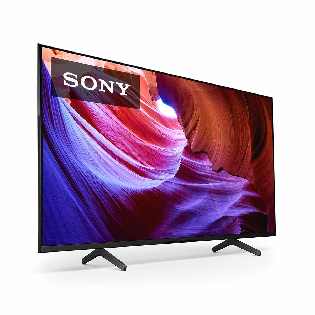 Sony X85K 4K HDR LED TV with Google TV (2022) angled front left view