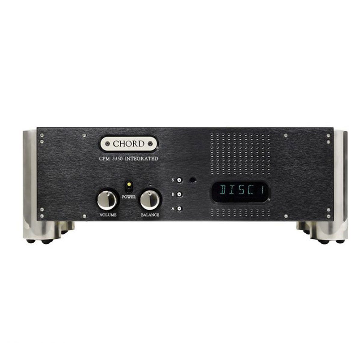 Front view Chord Electronics CPM 3350 220W Integrated Amplifier - black