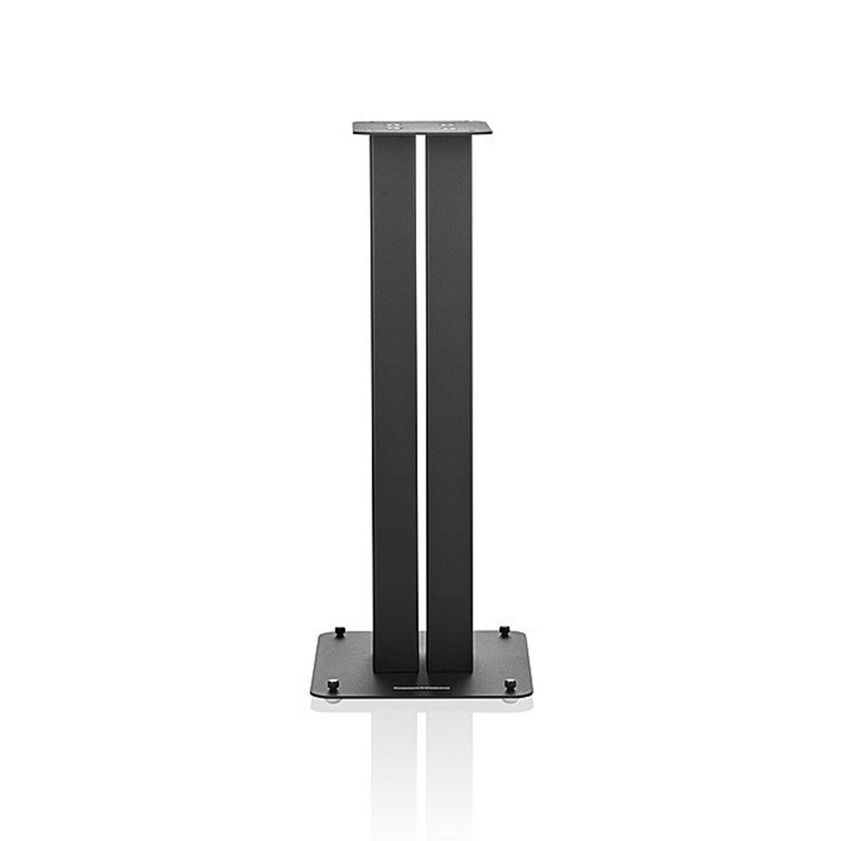 Bowers & Wilkins FS-600 S3 Speaker Stands - single black - front view