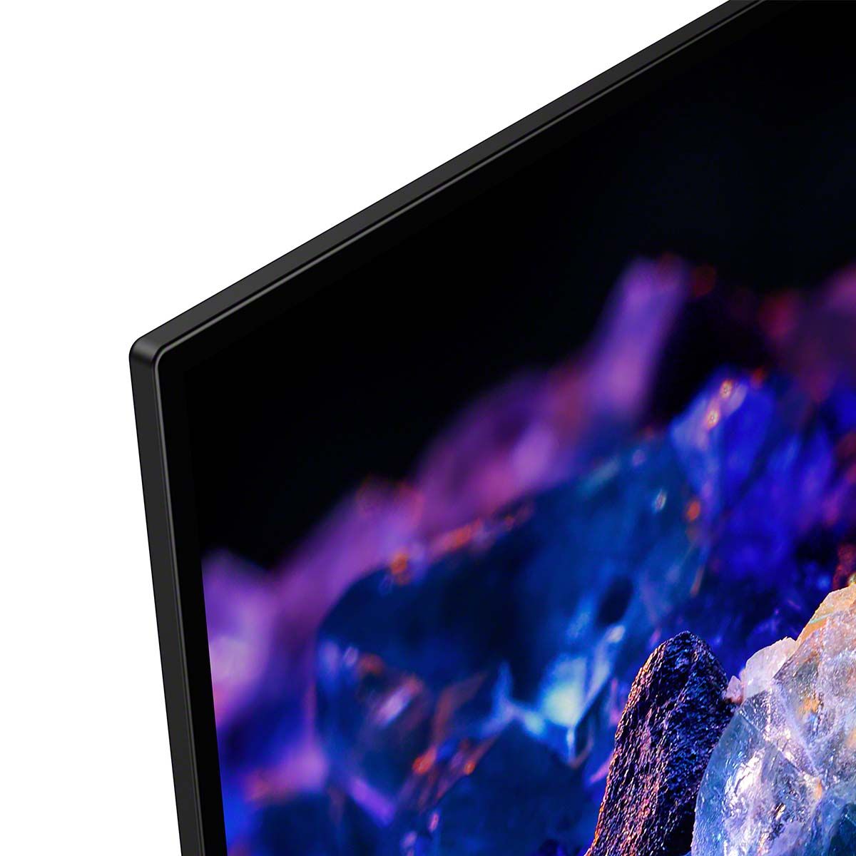 Sony BRAVIA XR A95K 4K OLED Television, detailed view of bezel