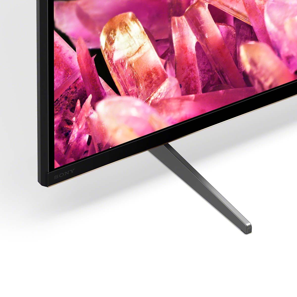 Sony BRAVIA XR X90K 4K Television, detailed view of stand