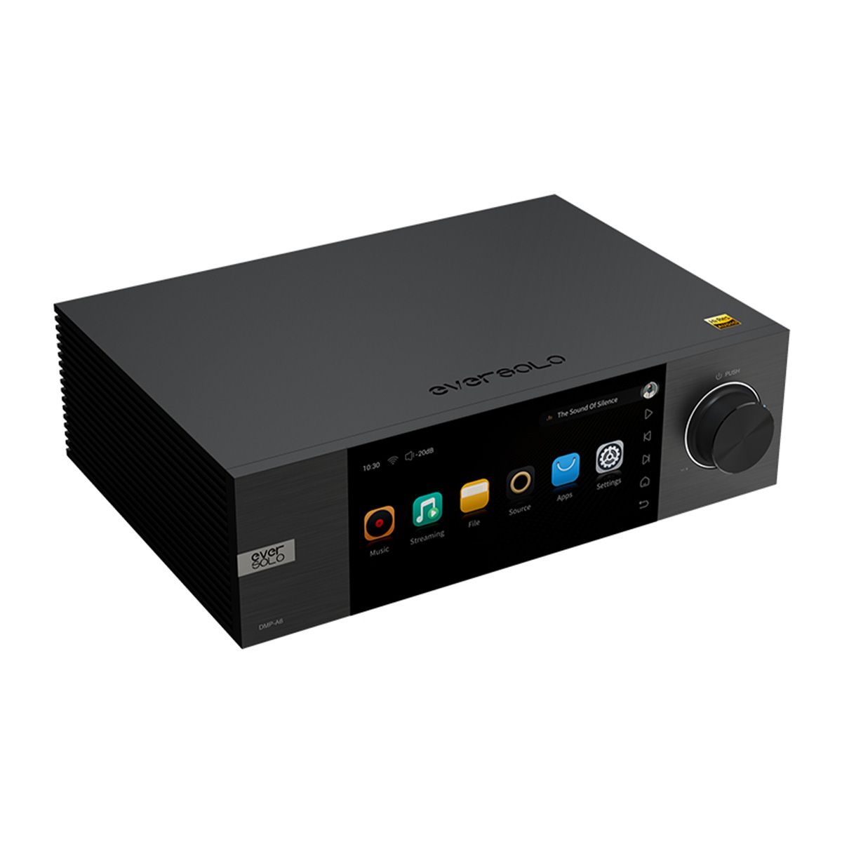 EverSolo DMP-A6 Network Streamer & DAC angled front left view