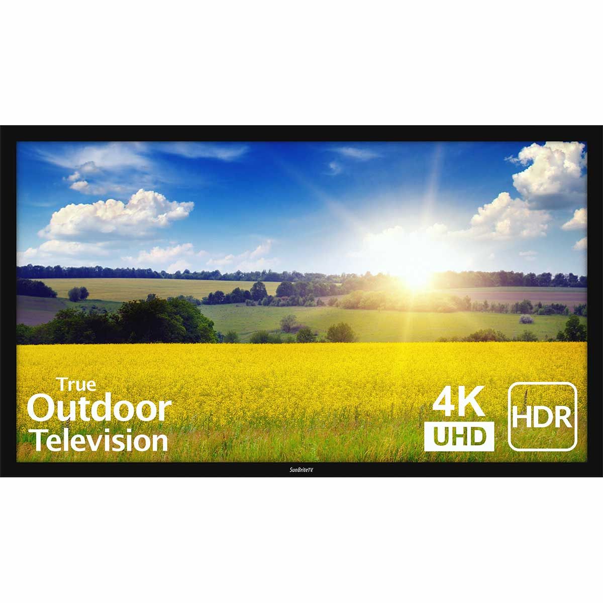 Sunbrite Pro 2 Full Sun OUtdoor 4K HDR TV, front