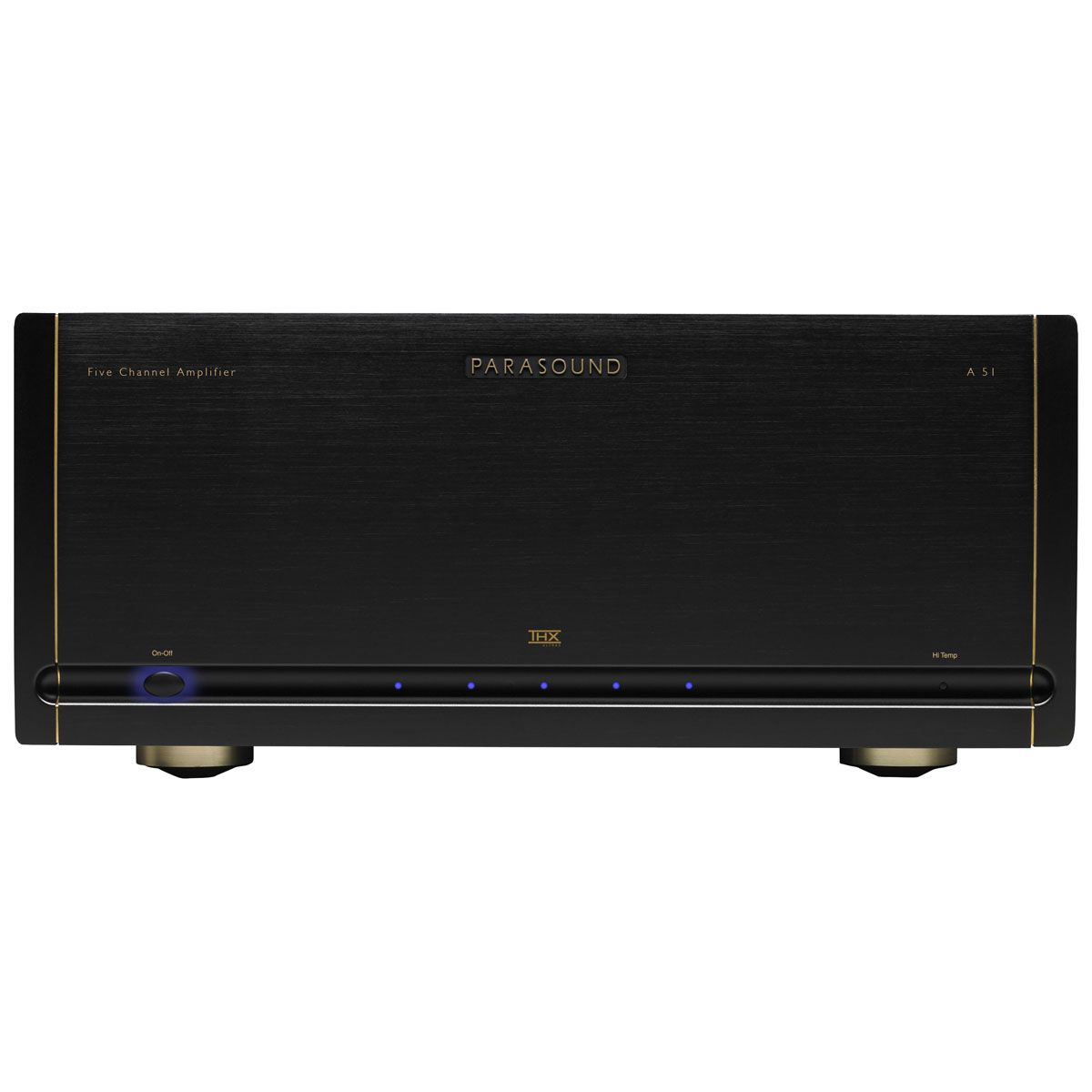 Parasound Halo A51 Five-Channel Power Amplifier front view