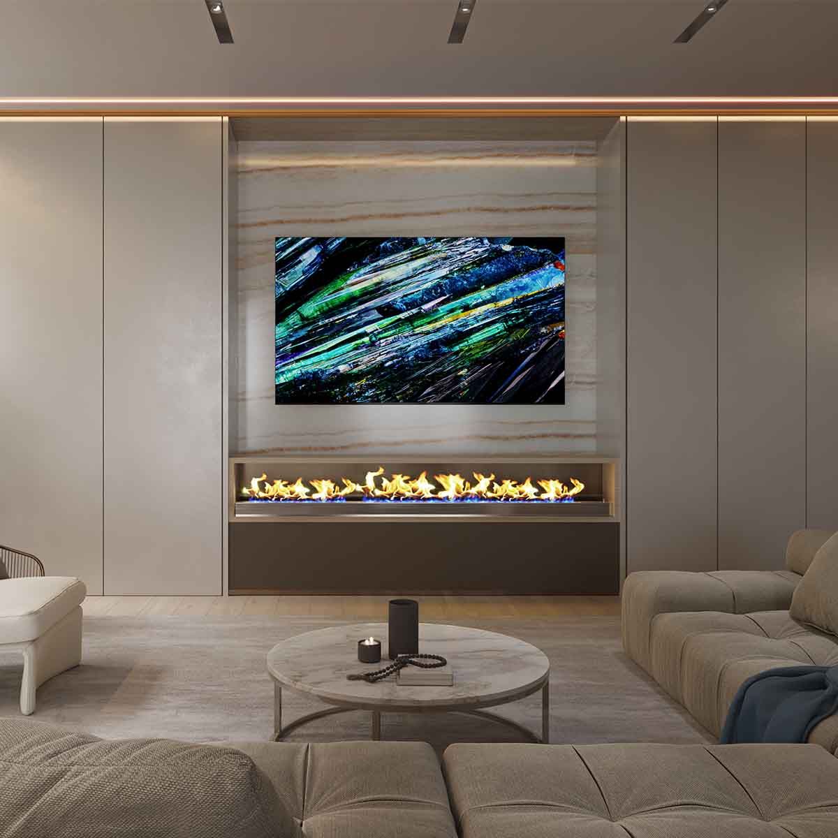 Sony BRAVIA XR A95L QD-OLED 4K HDR Google TV (2023) lifestyle image