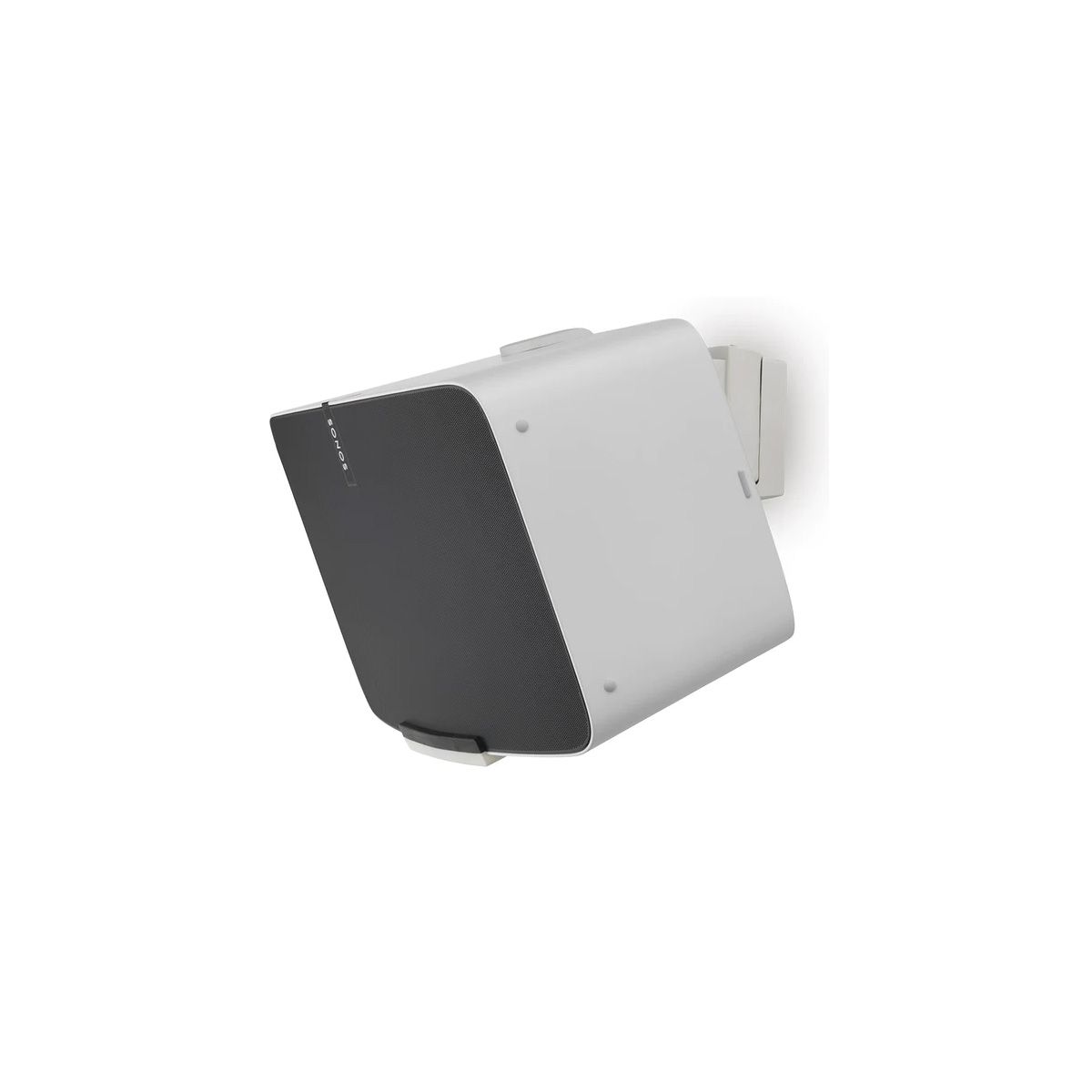Angle Sample View FLEXSON Horizontal Wall Mount for Sonos PLAY:5 (Single, White)