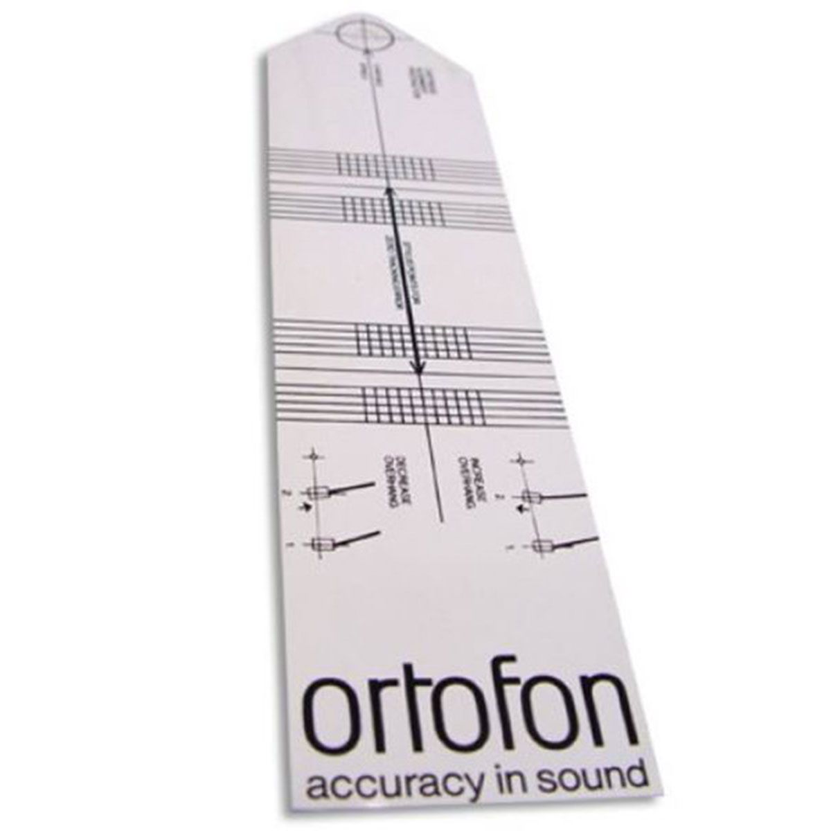 Ortofon Cartridge Alignment Protractor