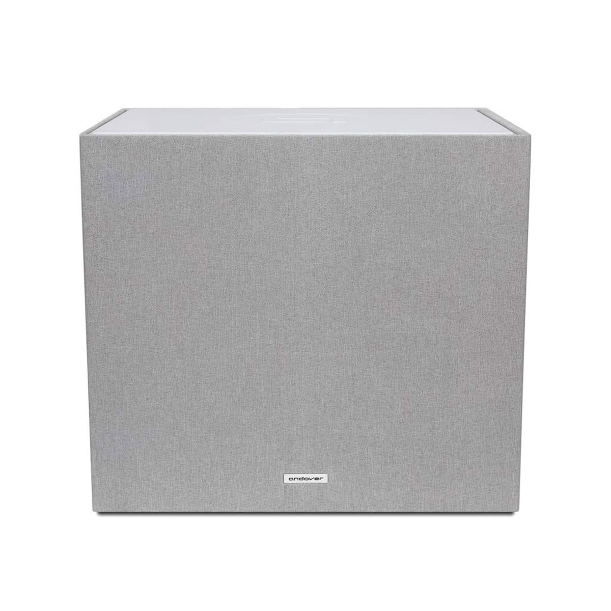 Andover Audio Spinsub Subwoofer - White front angled
