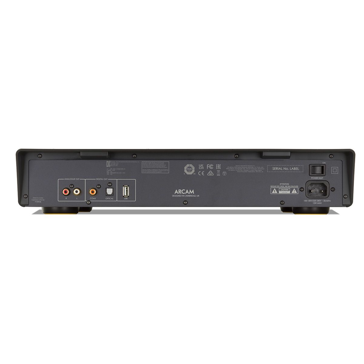 Arcam CD5 Compact Disc Player rear view