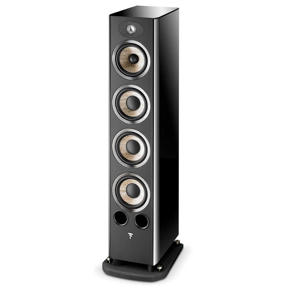 Focal Aria 936 Floorstanding Speaker, Black, front angle without grille