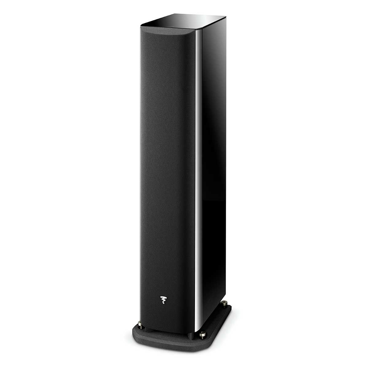 Focal Aria 936 Floorstanding Speaker, Black, front angle with grille