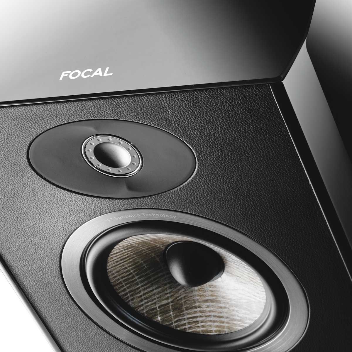 Focal Aria 948 Floorstanding Speakers, Black, tweeter detail