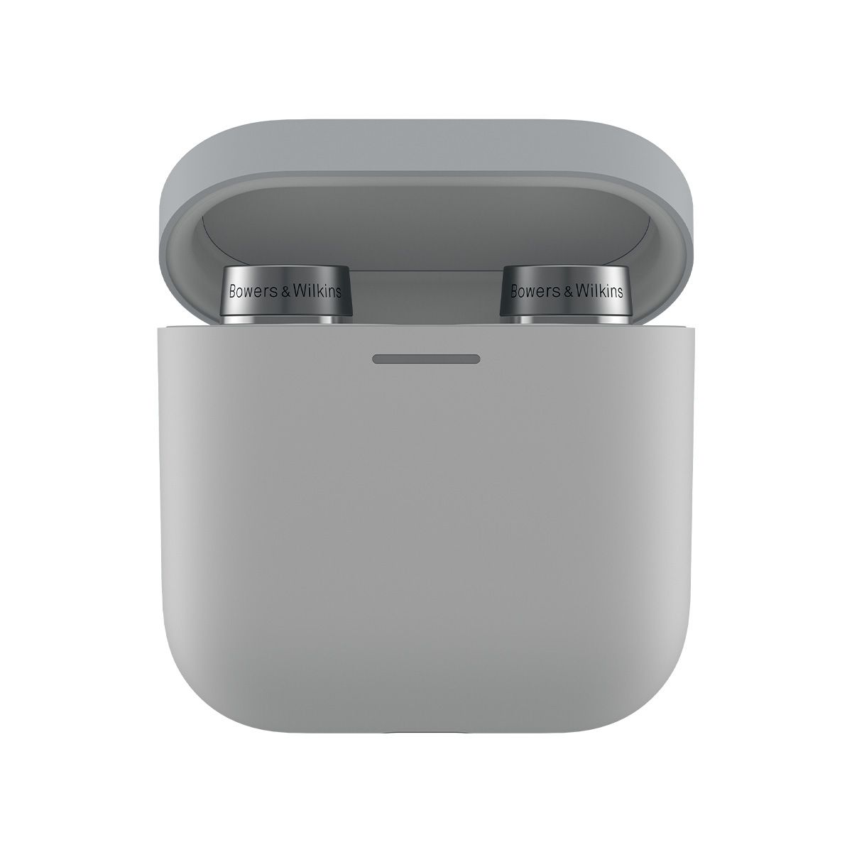 Bowers & Wilkins Pi5 S2 Wireless In-Ear Headphones inside case - straight on