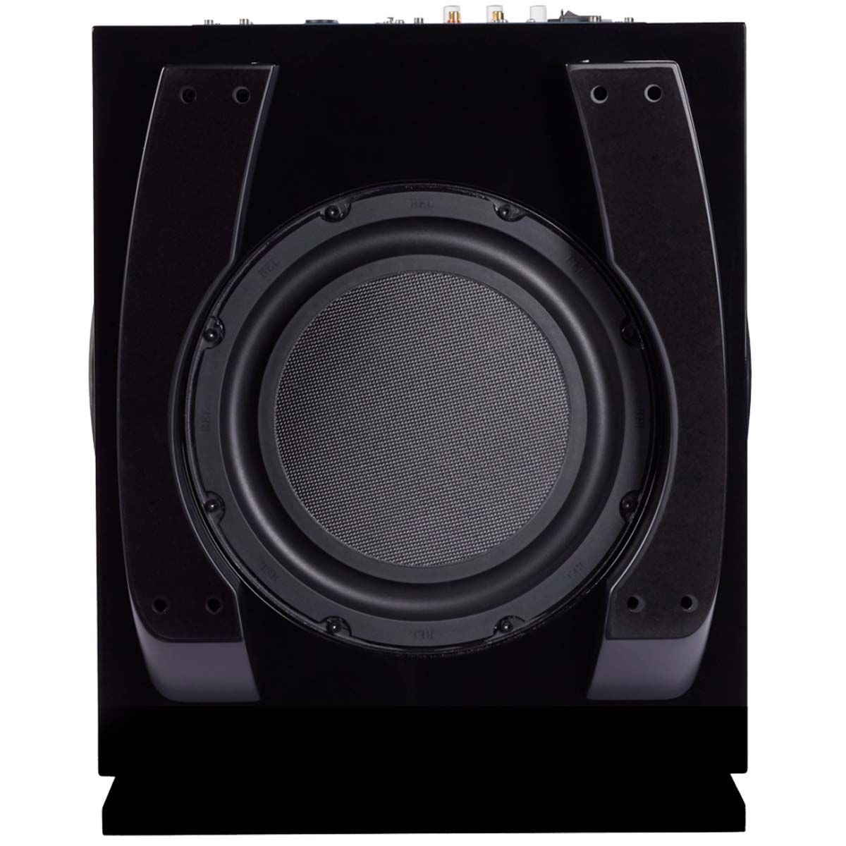 REL Serie S Carbon Special Subwoofer - Piano Black bottom view