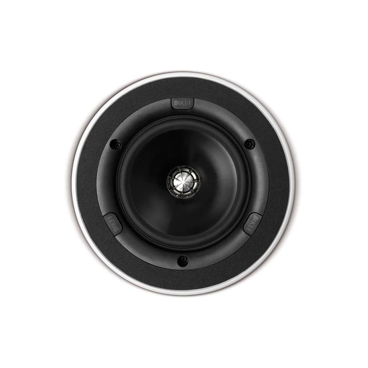 KEF Ci130QR In-Ceiling Speaker - front view without grille