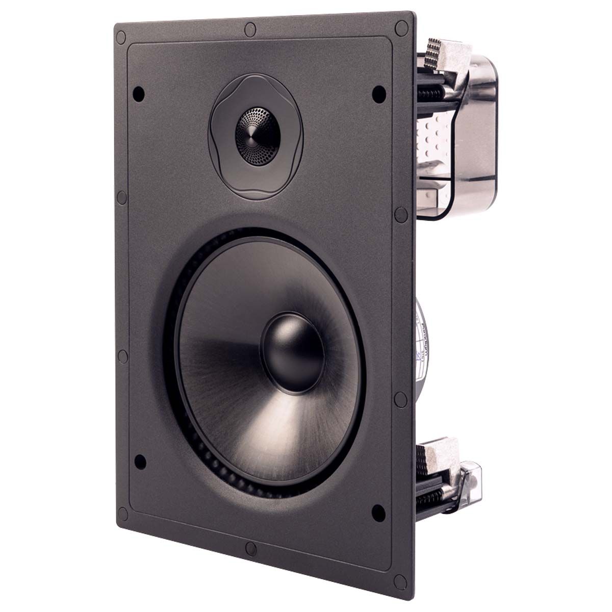 Paradigm CI Pro P80 In-Wall V2 Loudspeaker angled front view without grille