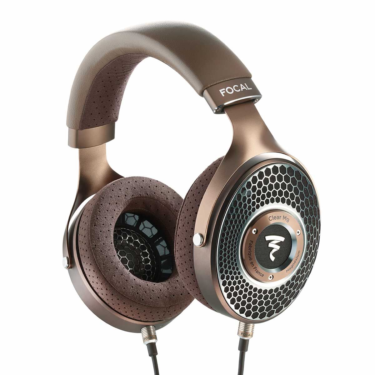 Focal Clear Mg Headphones, front angle