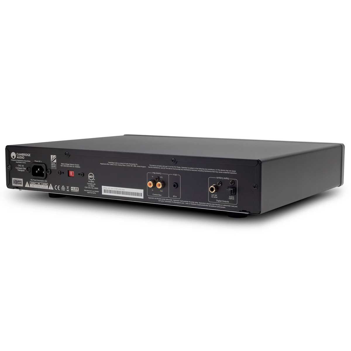 Cambridge Audio CXC v2 CD Player Luna Grey 115V back view