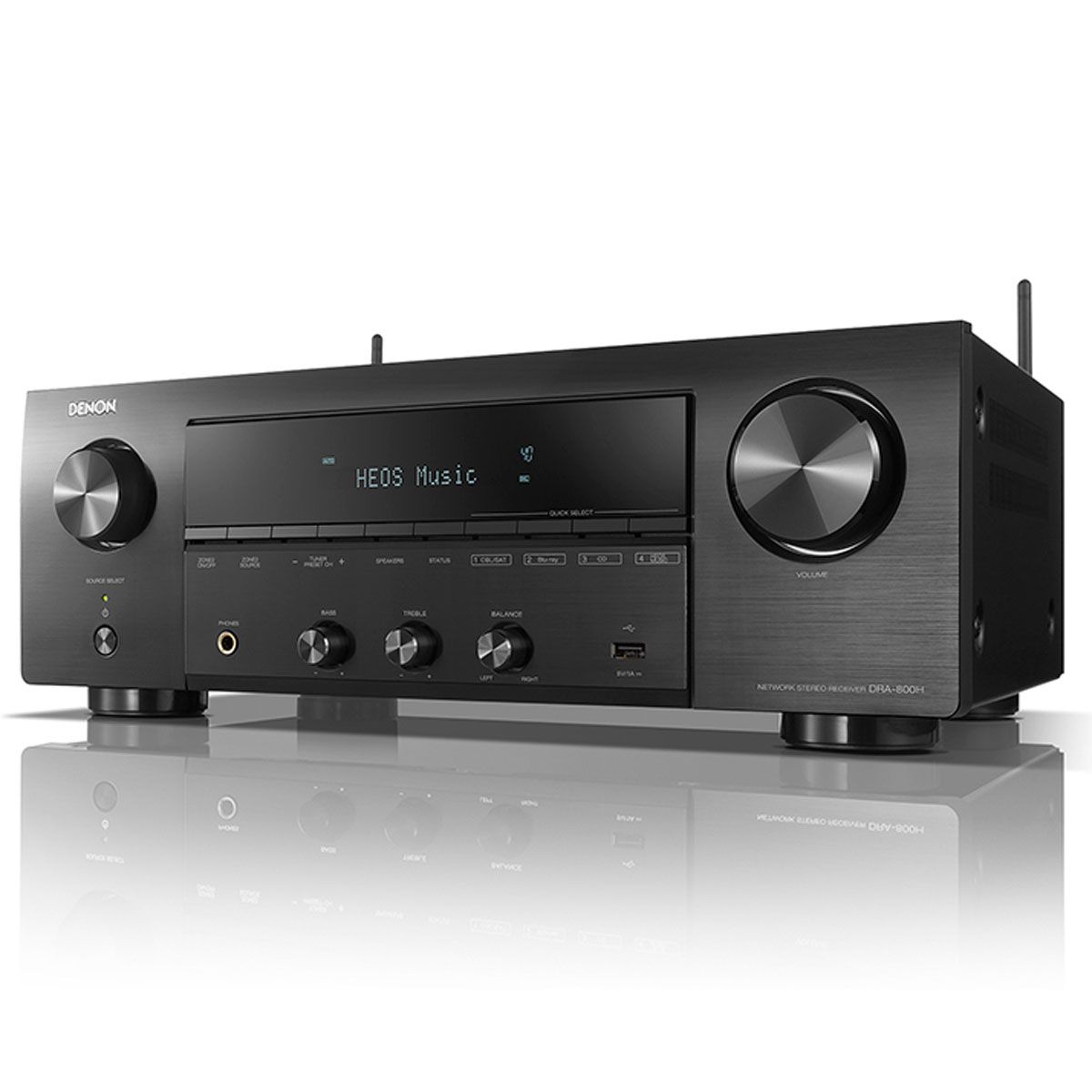 Denon DRA-800H Stereo Network Receiver - front angled view