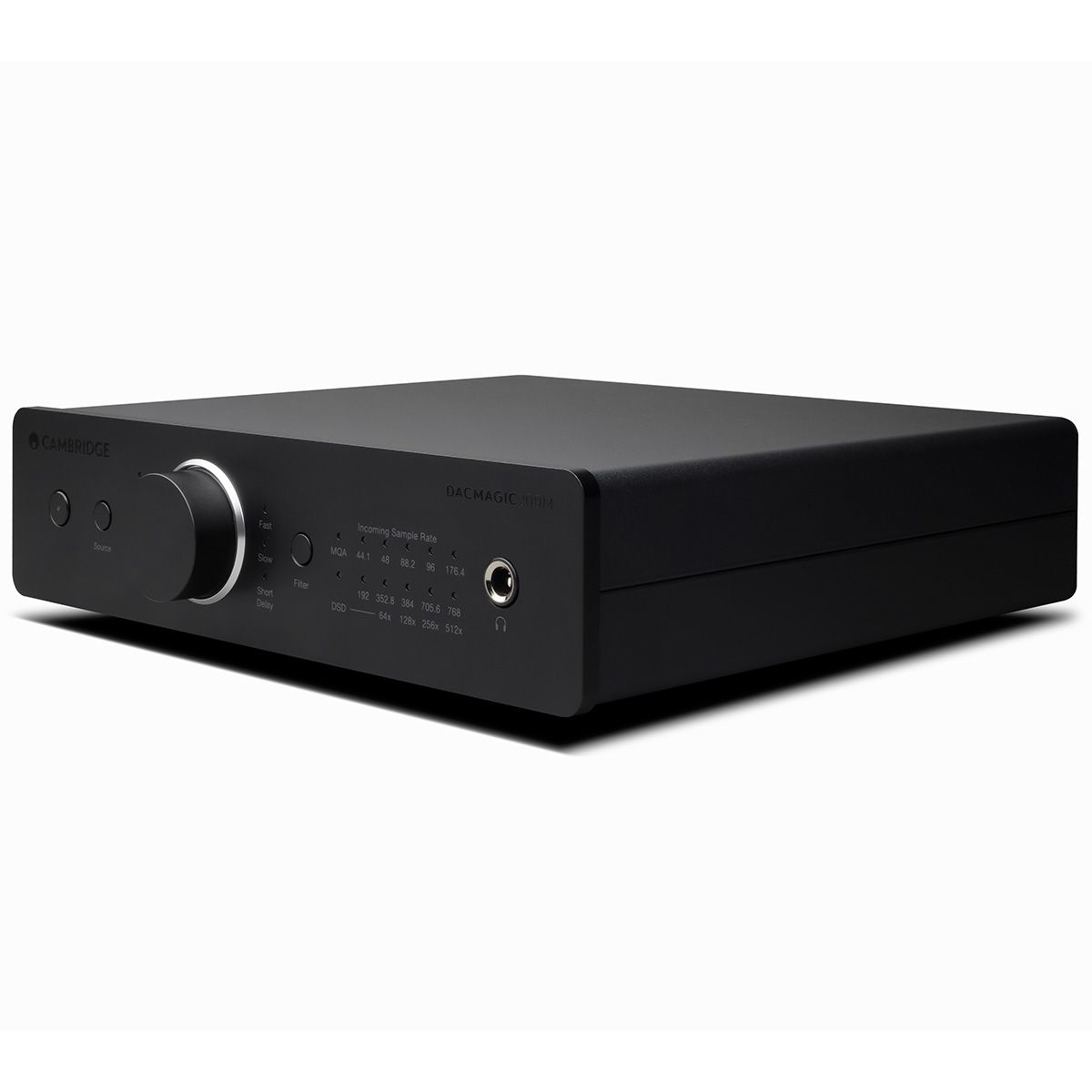Cambridge Audio DacMagic 200 DAC & Preamplifier - Black Edition angled front right view