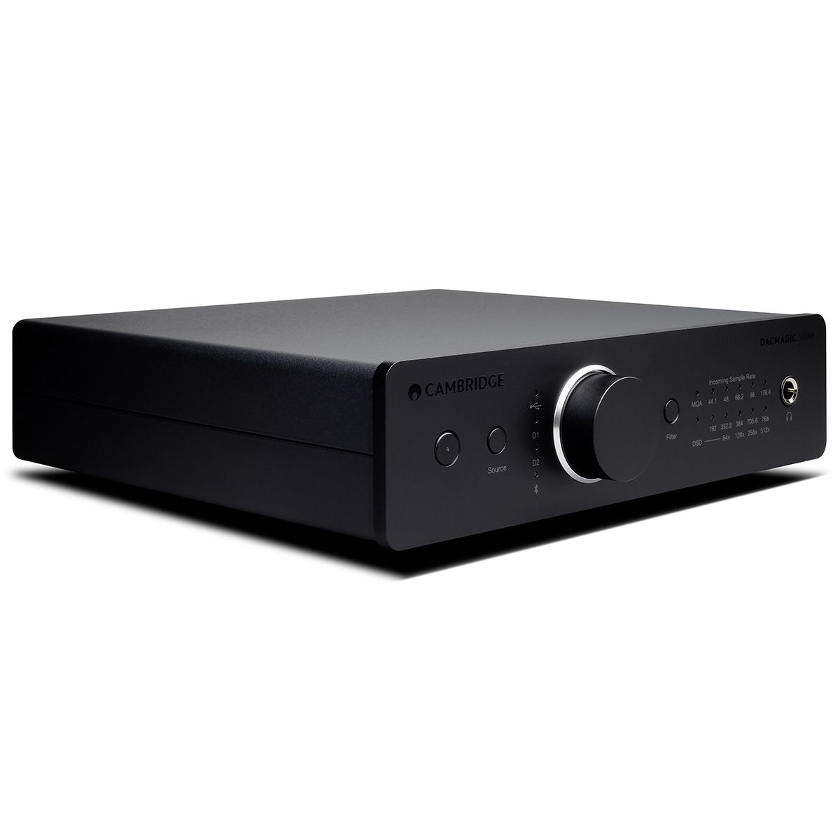 Cambridge Audio DacMagic 200 DAC & Preamplifier - Black Edition angled front left view