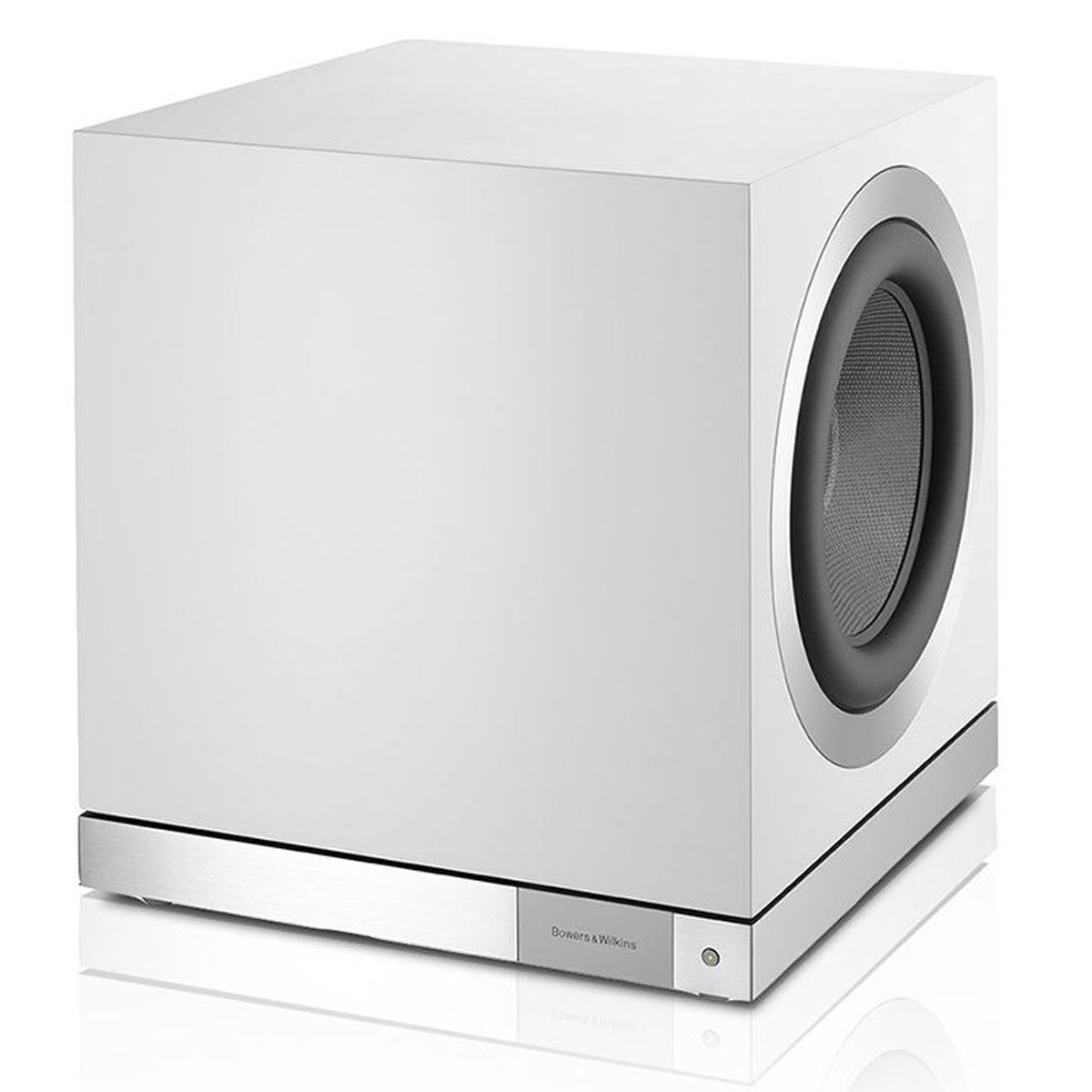 Bowers & Wilkins DB1D Subwoofer - White - Side angle no grille