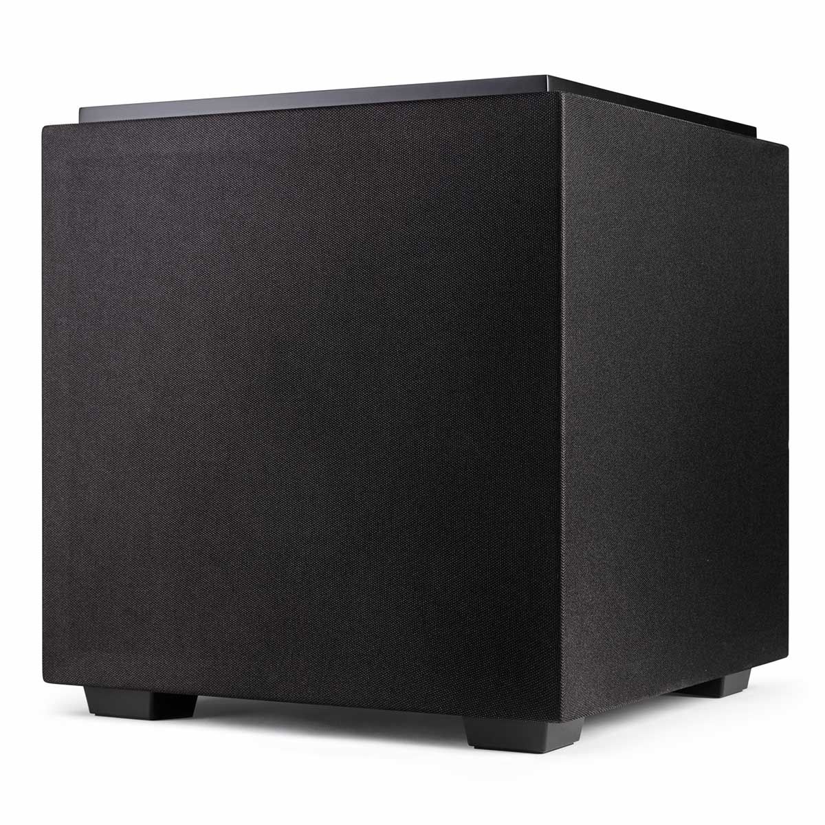 Definitive Technology Descend 10" Subwoofer, Midnight Black, front right angle