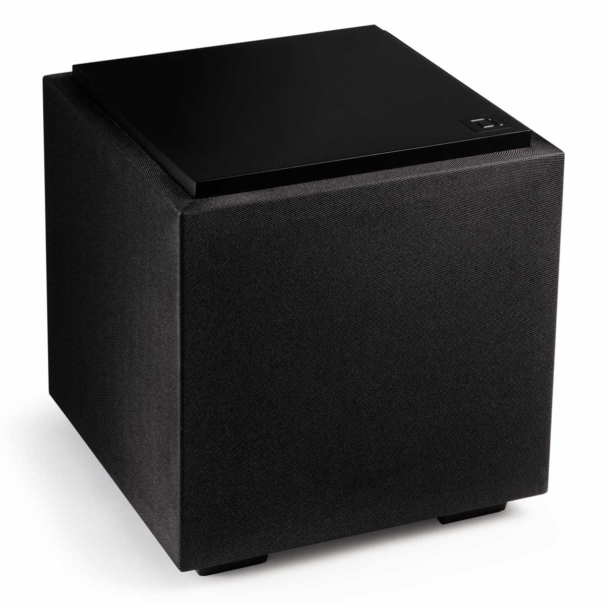 Definitive Technology Descend 8" Subwoofer, Midnight Black, top front right angle
