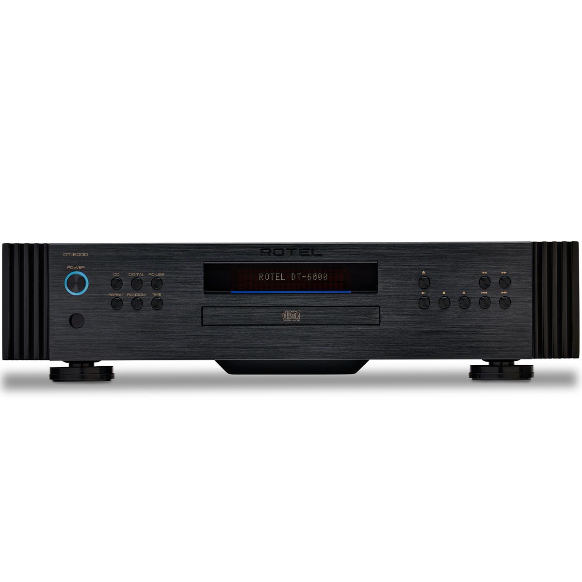 Rotel DT-6000 DAC/CD Transport - Black - front view