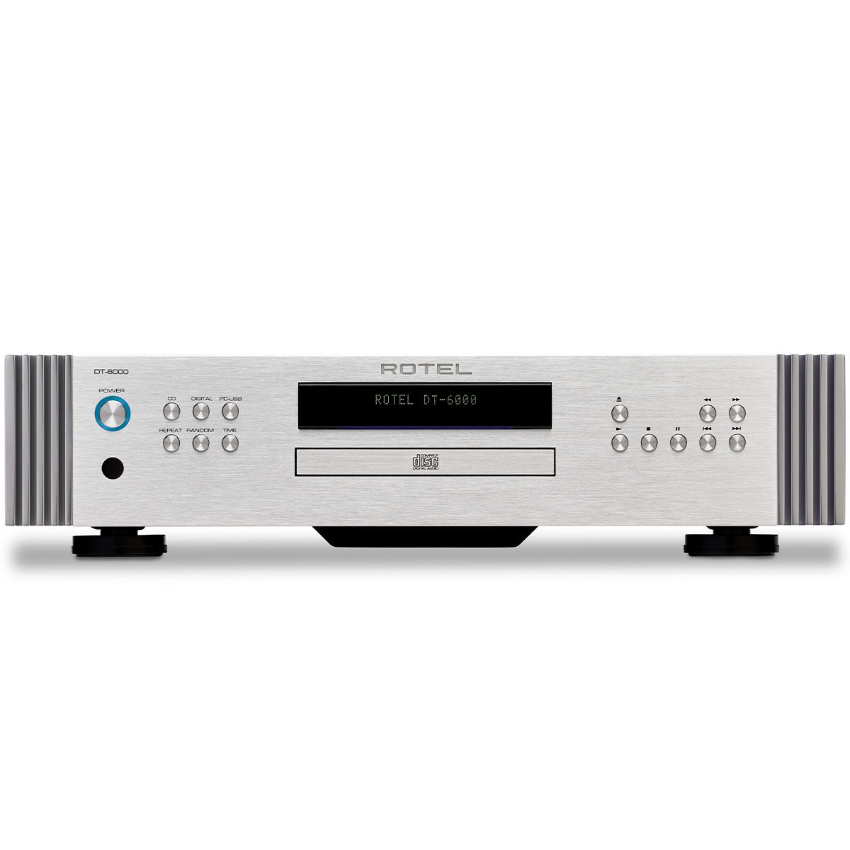 Rotel DT-6000 DAC/CD Transport - Silver - front view