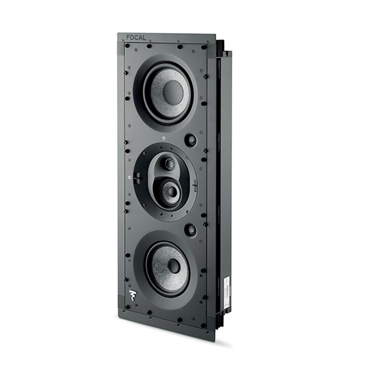 Focal 1000 IWLCR6 In-Wall Loudspeaker angled front view without grille