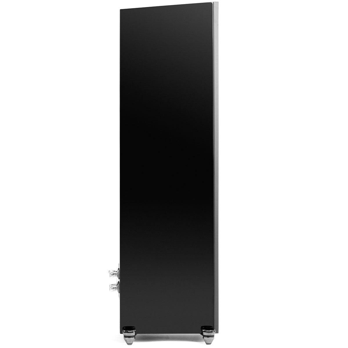 MartinLogan Motion XT F20  Floorstanding Speaker in black side view without grilles on white background