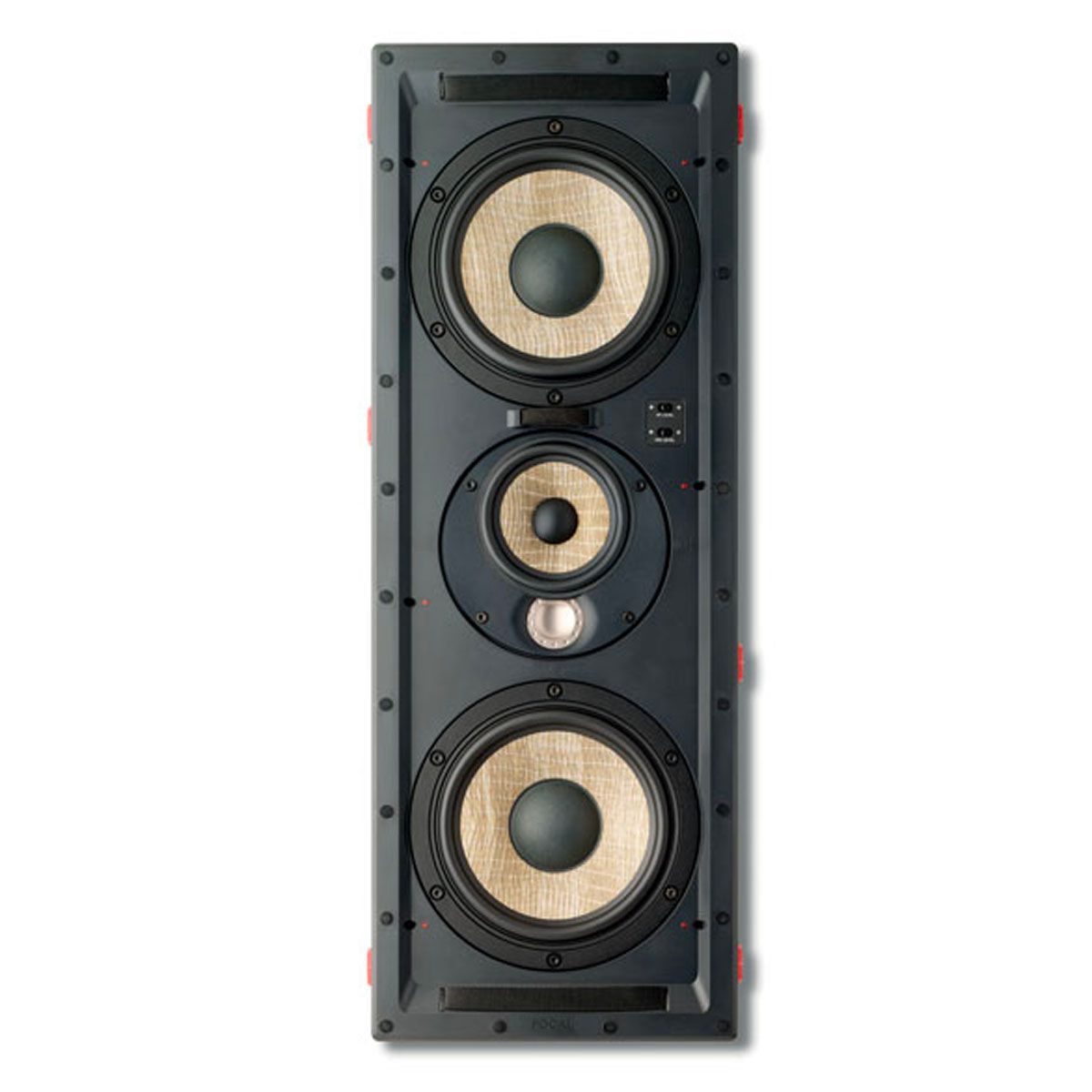 Focal 300 IWLCR6 In-Wall Loudspeaker - Each front view in vertical orientation