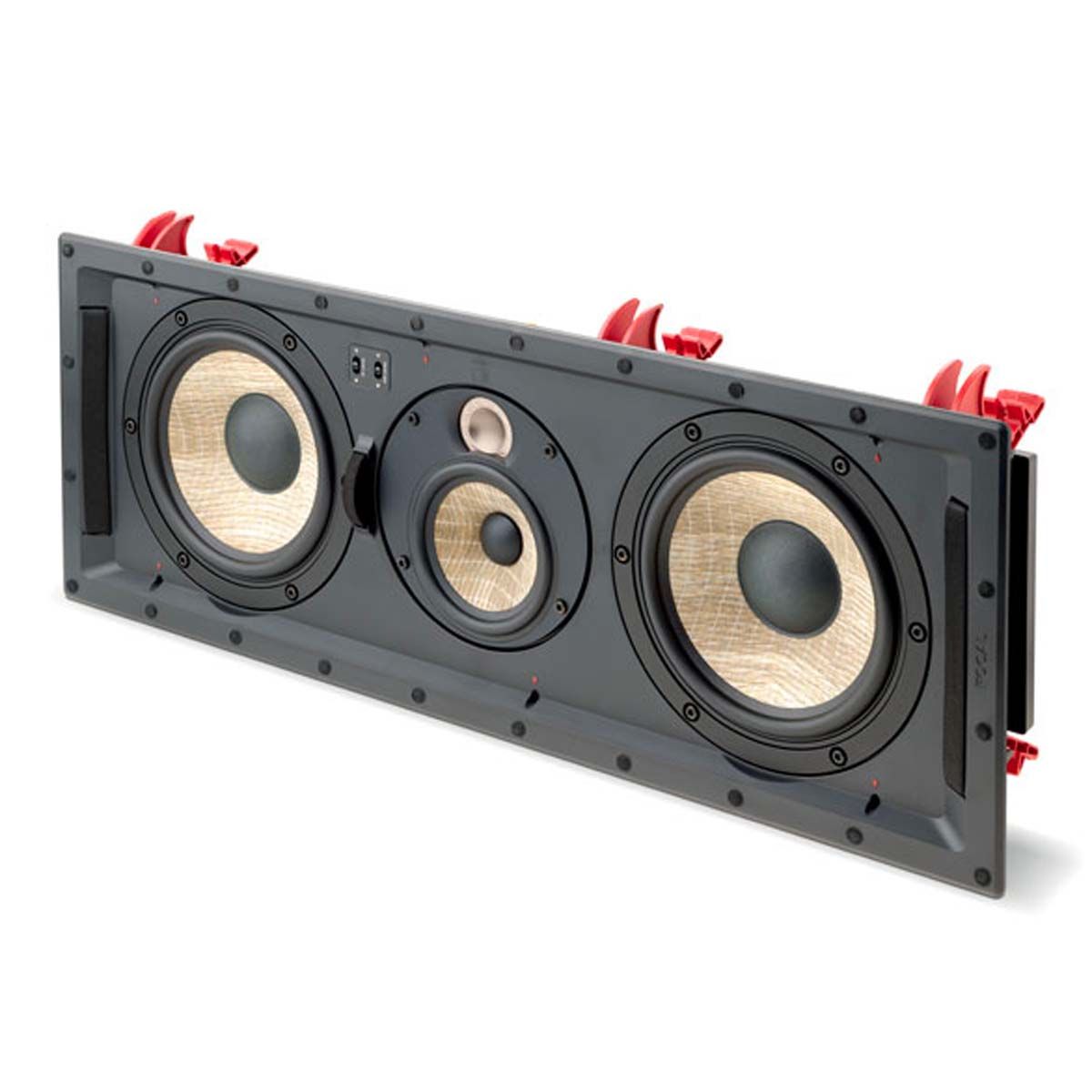 Focal 300 IWLCR6 In-Wall Loudspeaker - Each front view in horizontal configuration