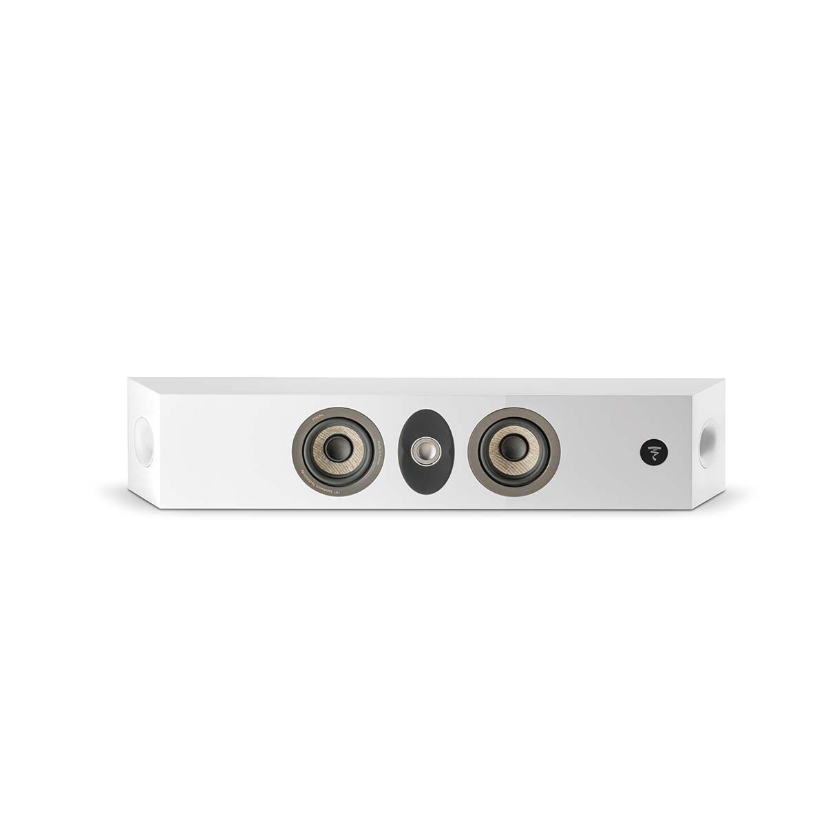 Focal On Wall 301 Speaker, Gloss White, horizontal front view without grille