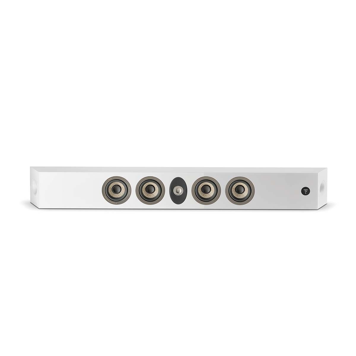 Focal On Wall 302 Speaker, Gloss White, horizontal front view without grille
