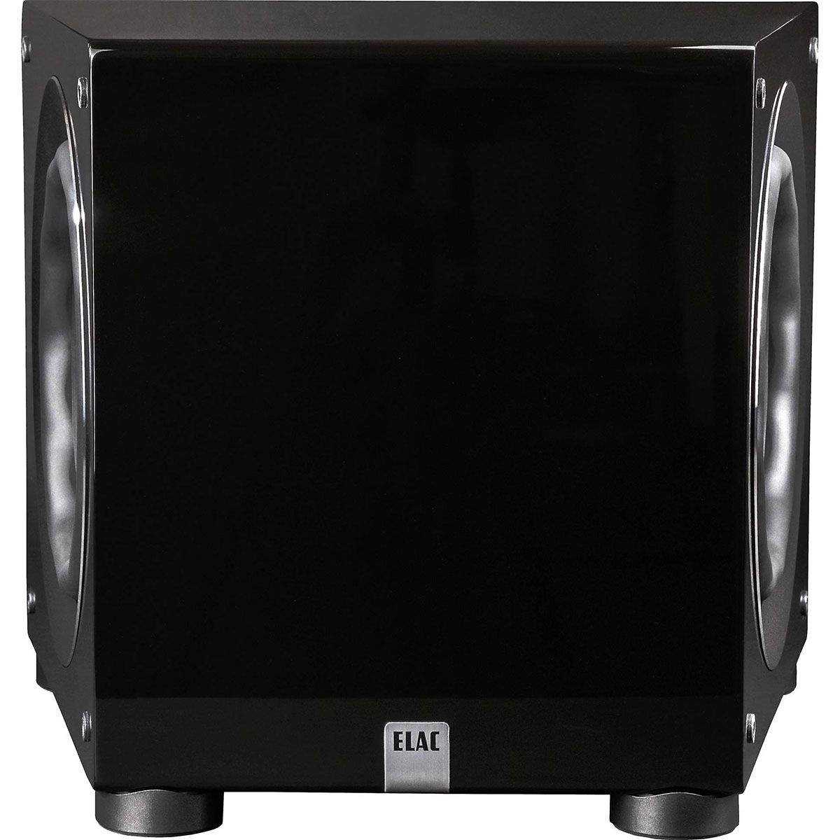 ELAC DS1000 Front View Uncovered in Gloss Black