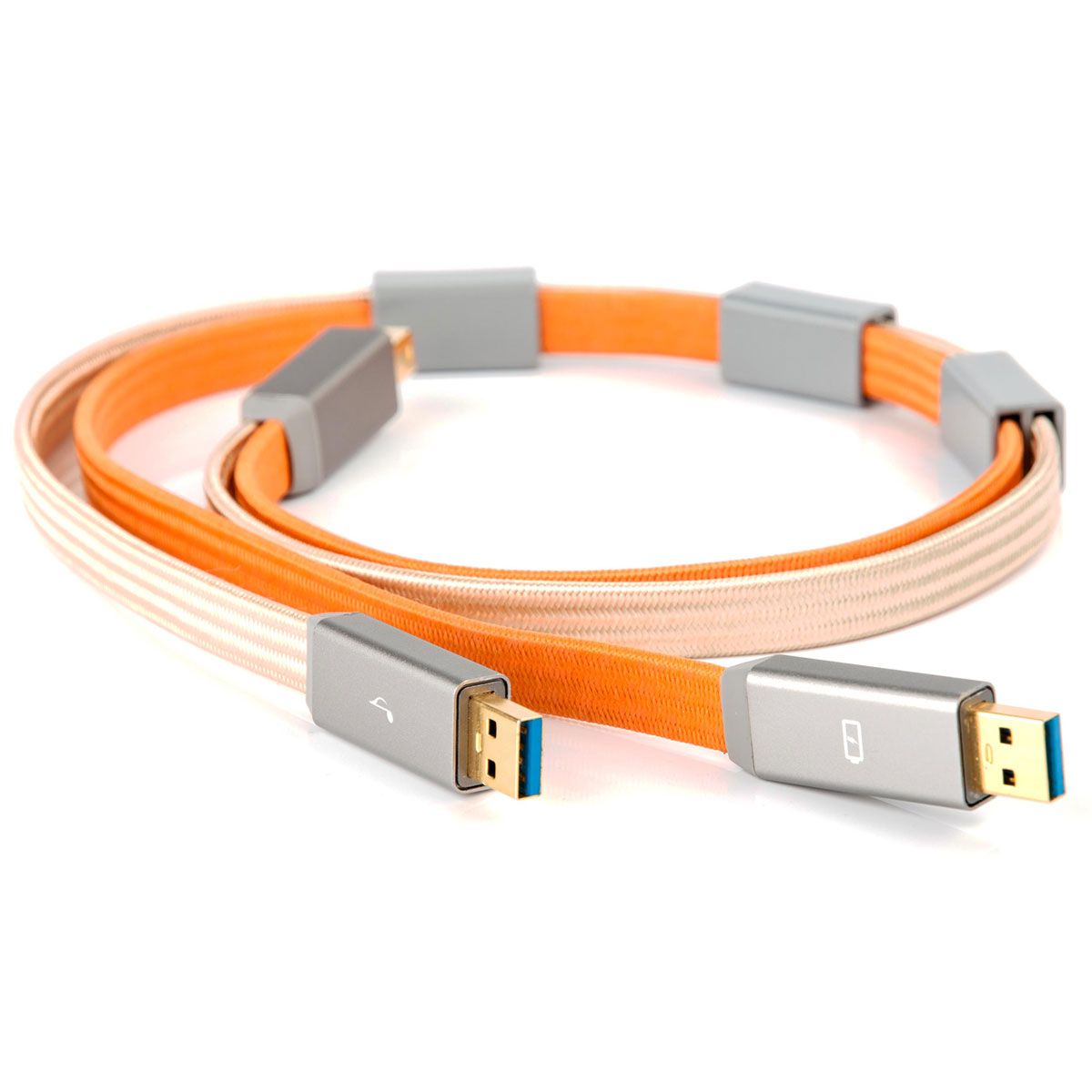 Gemini3.0 Dual Headed Audiophile USB 3.0 Cable - full cable view