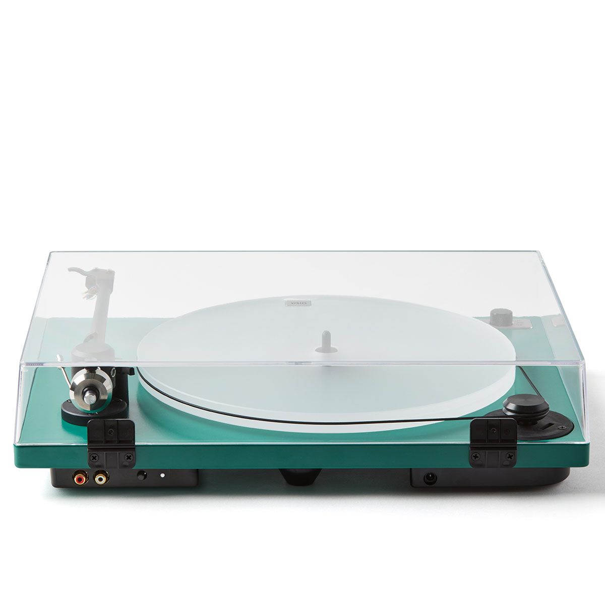 U-Turn Audio Orbit 2 Special Turntable - rear inputs with preamp - green