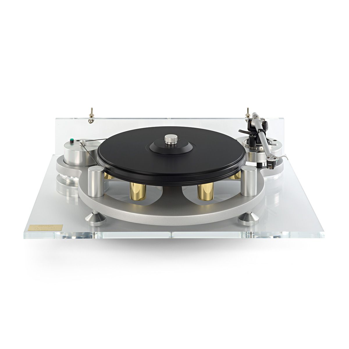 Michell Gyrodec Turntable in silver - top view