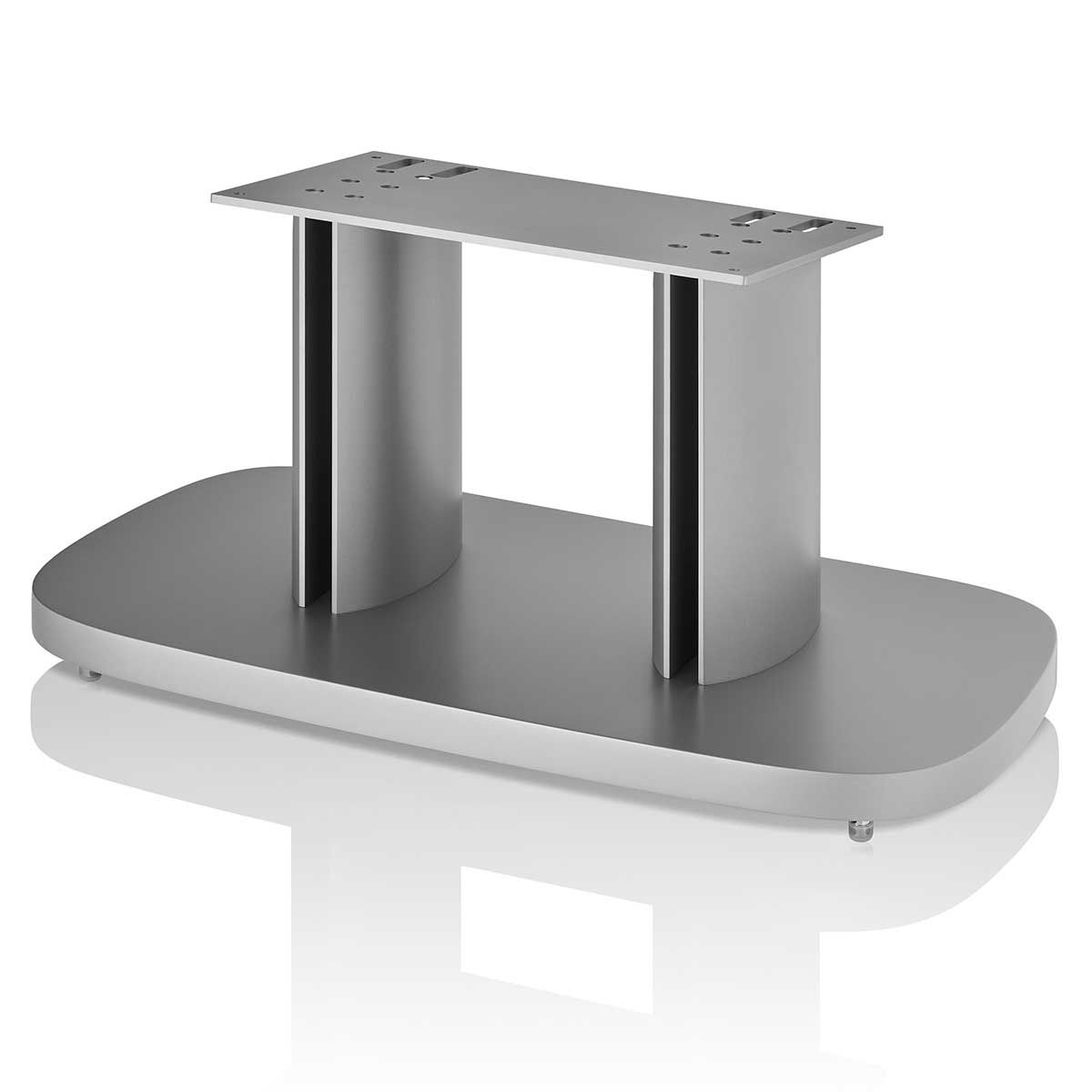 Bowers & Wilkins FS-HTM D4 Center Channel Speaker Stand, Silver, front angle