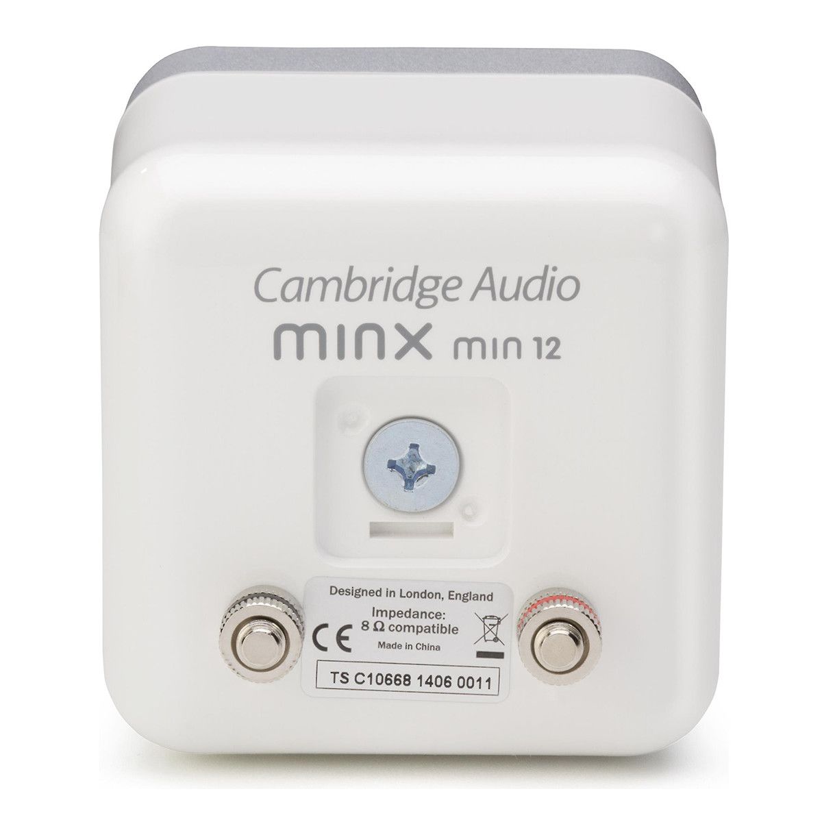 Cambridge OPEN BOX Minx Min 12 Satellite Bookshelf Speaker - White-Excellent Condition